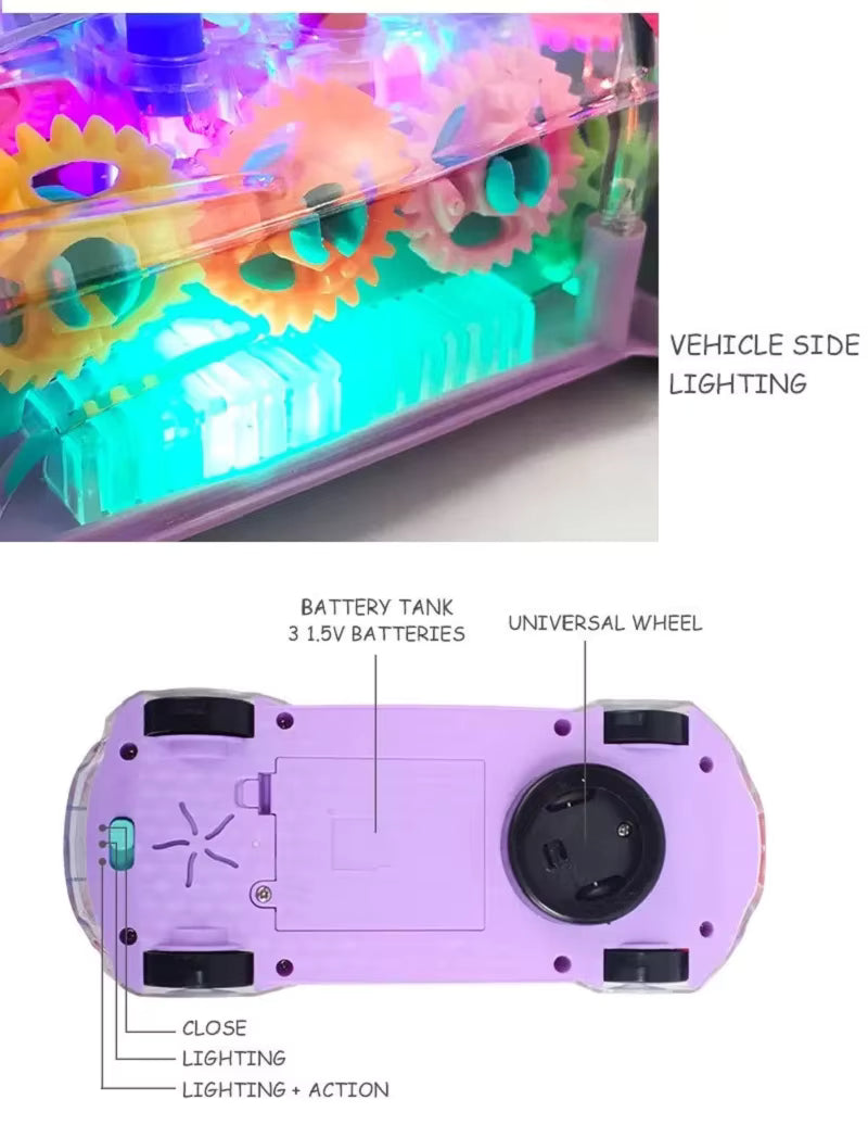 Concept Racing Car with Music and Light Gaari Car
