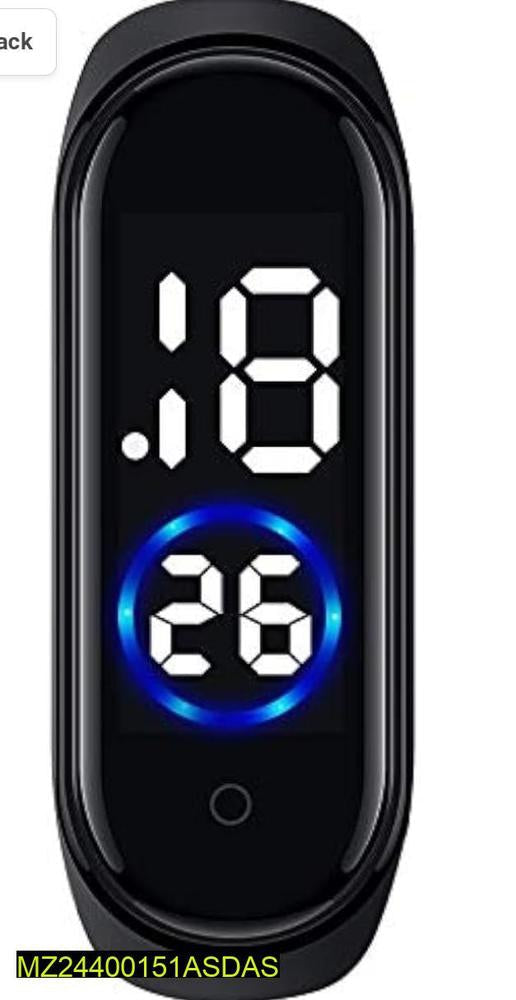 Wrist band cell operated smart watch