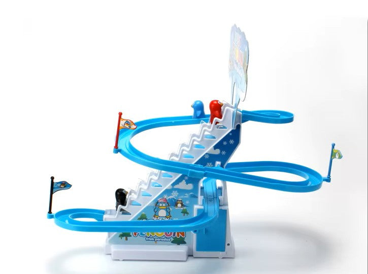 Penguin Electric Ladder Toy with Music and Lights – Climbing Track Fun for Kids