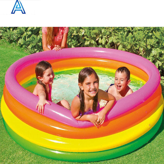 Inflatable PVC Swimming Pool for Kids – Foldable Backyard Pool