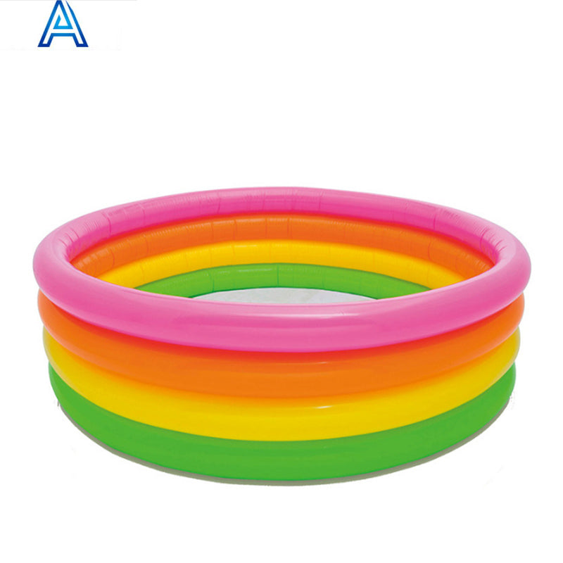 Inflatable PVC Swimming Pool for Kids – Foldable Backyard Pool
