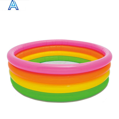 Inflatable PVC Swimming Pool for Kids – Foldable Backyard Pool