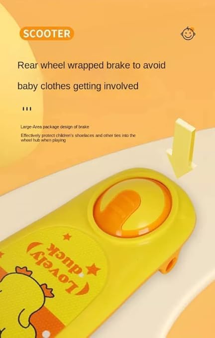 Adjustable height 3 Wheel Scooter with LED lights for Kids