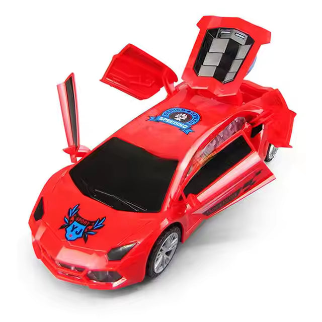 Super Dream Car Toy with Lights and Music – Bump and Go Action for Kids