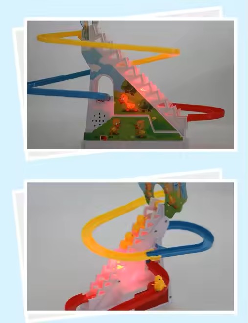 Penguin Electric Ladder Toy with Music and Lights – Climbing Track Fun for Kids