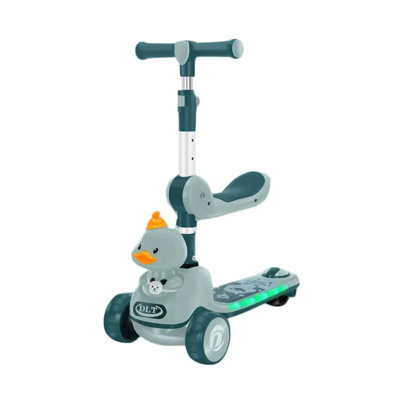 Adjustable height 3 Wheel Scooter with LED lights for Kids