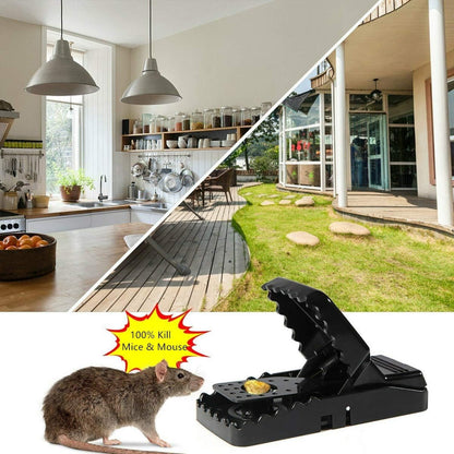 Pack of 2 Universal Mouse Catchers – Reusable Indoor Rat Traps for Home Use