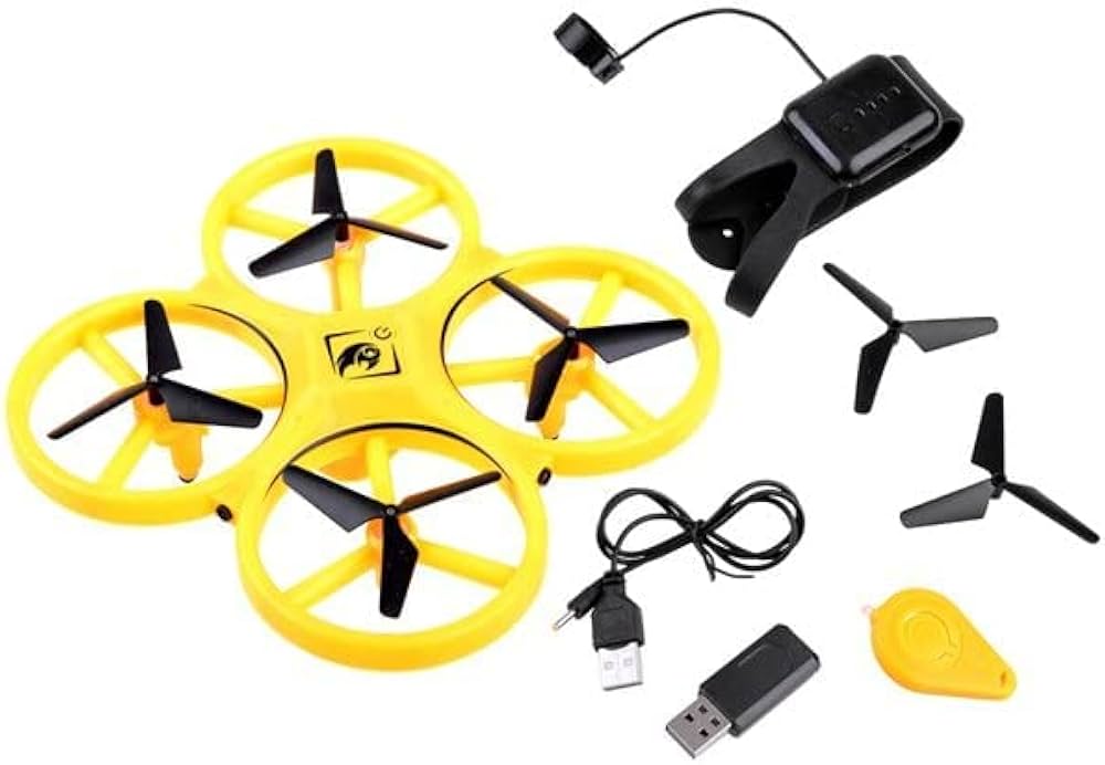 Smartwatch-Controlled 2.4G Gravity Sensor Quadcopter – 4-Axis Remote Control Drone