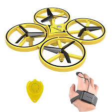 Smartwatch-Controlled 2.4G Gravity Sensor Quadcopter – 4-Axis Remote Control Drone