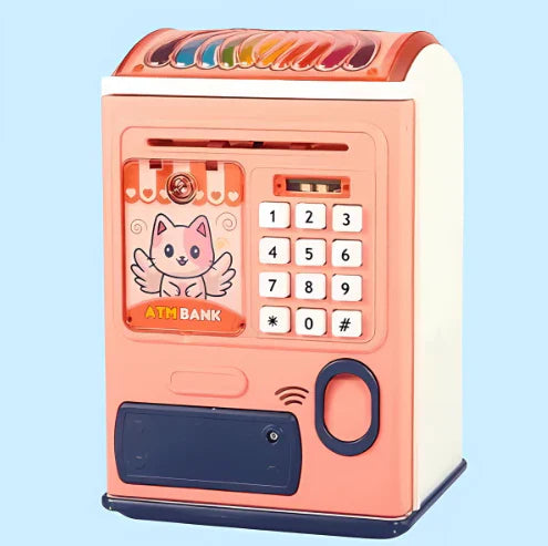 Kids’ ATM Money Saving Bank – Educational Toy with Password & Lights