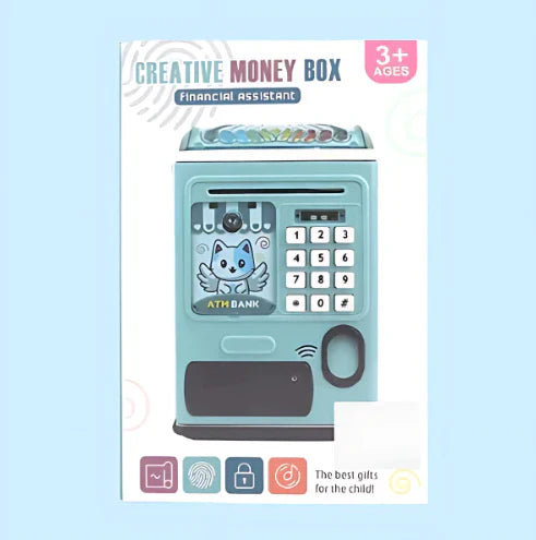 Kids’ ATM Money Saving Bank – Educational Toy with Password & Lights