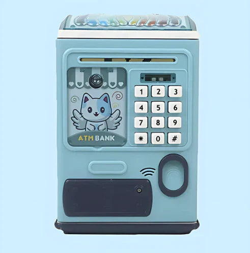 Kids’ ATM Money Saving Bank – Educational Toy with Password & Lights