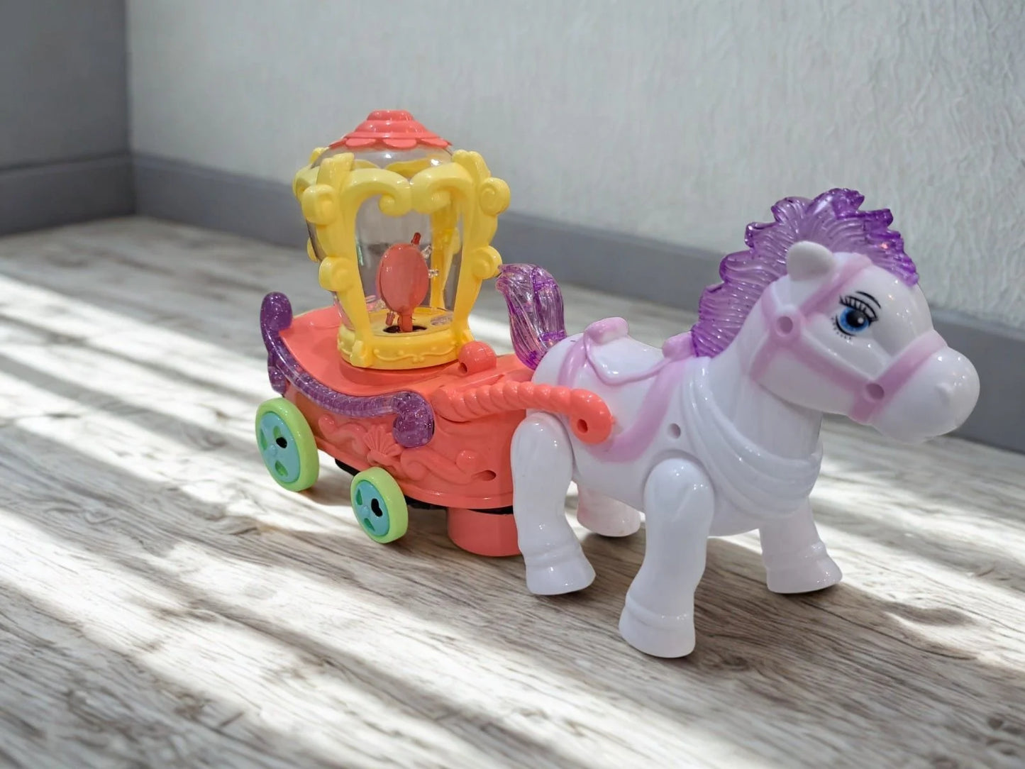 Cartoon Buggi Toy with Music & Lights – Fun Ride-On Style for Kids
