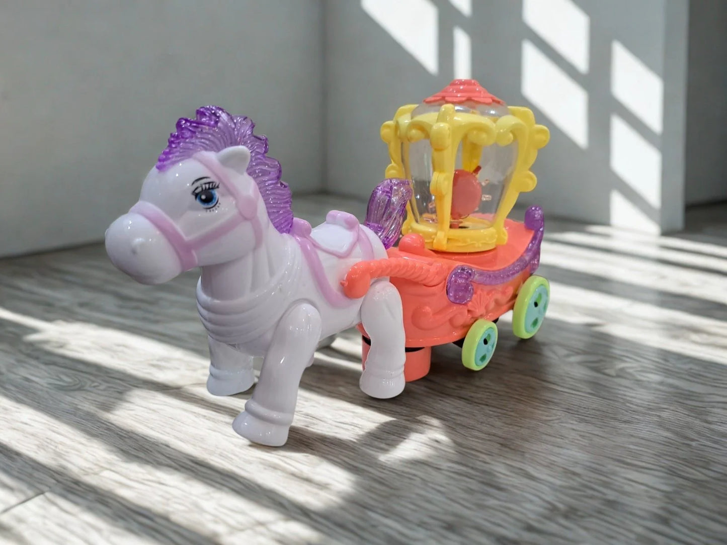 Cartoon Buggi Toy with Music & Lights – Fun Ride-On Style for Kids