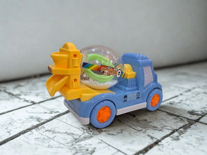 Engineering Vehicle Toy with Stage Lighting & Music – Interactive Construction Fun for Kids