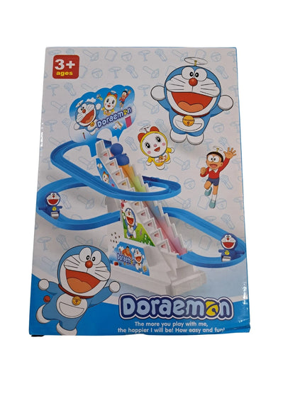 Doremon Music Track Toy – Moving Cartoon with Lights and Sound for Kids