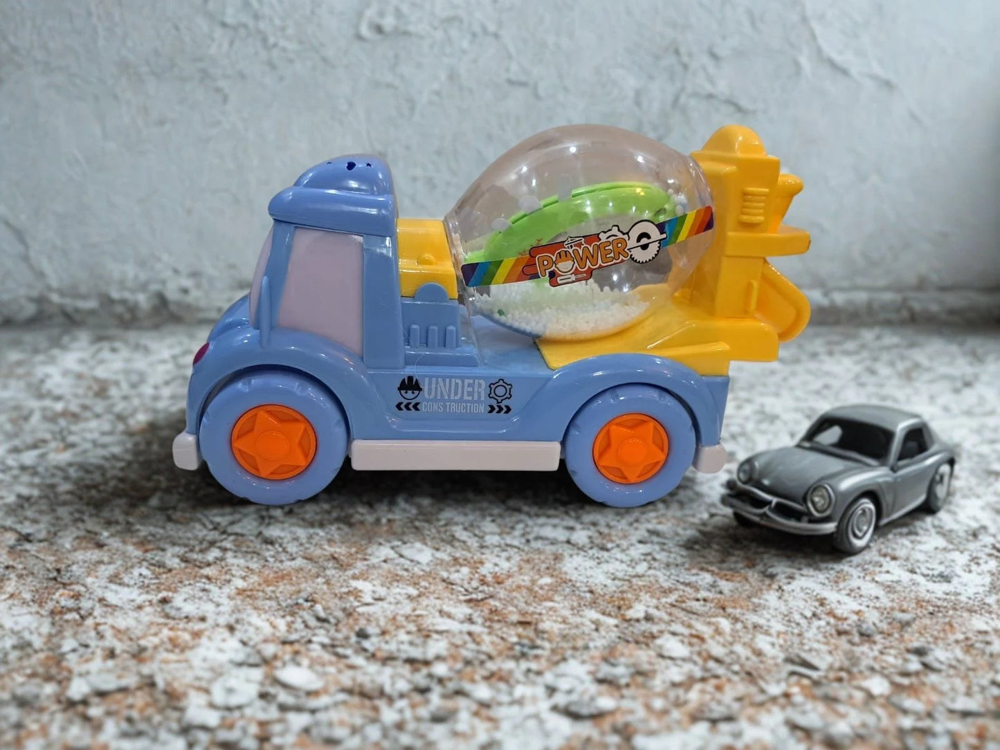 Engineering Vehicle Toy with Stage Lighting & Music – Interactive Construction Fun for Kids