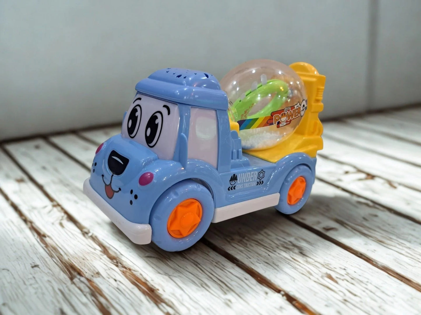 Engineering Vehicle Toy with Stage Lighting & Music – Interactive Construction Fun for Kids