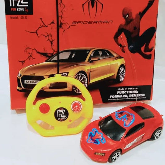 Steering Wheel RC Car – Rechargeable Remote Control Car for Kids