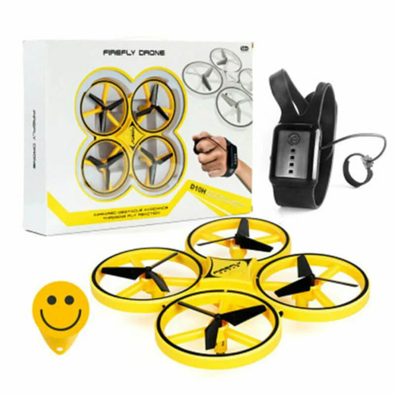 Smartwatch-Controlled 2.4G Gravity Sensor Quadcopter – 4-Axis Remote Control Drone