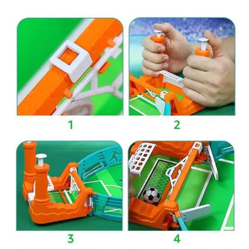 Mini Tabletop Football Game – Compact Soccer Playset for Kids & Families