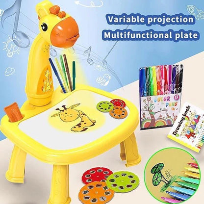 Large Giraffe Drawing Projector Table for Kids – Fun & Creative Art Projection Set