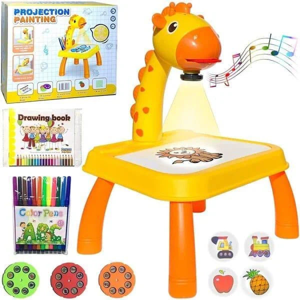Large Giraffe Drawing Projector Table for Kids – Fun & Creative Art Projection Set