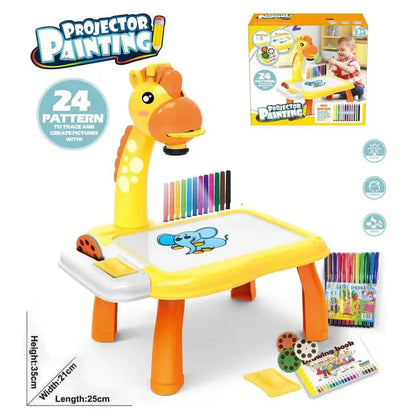 Large Giraffe Drawing Projector Table for Kids – Fun & Creative Art Projection Set